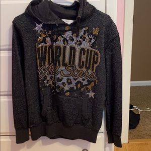 World Cup shiny hoodie